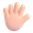 hand with fingers splayed